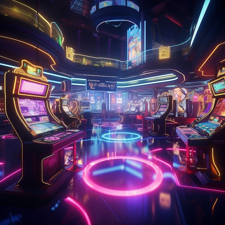 Mode demo permainan di atom123 Game Library